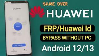 All Huawei android 1213 Frp Bypass without pc Huawei Id remove new method