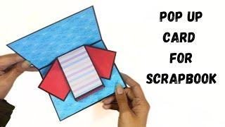 Cards for scrapbook  Scrapbook Card Ideas  Pop up Card For Scrapbook  Crafteholic