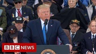 D-Day Trump praises Allied forces in speech on 75th anniversary - BBC News