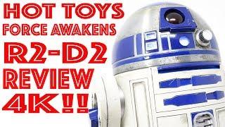 HOT TOYS STAR WARS THE FORCE AWAKENS R2-D2 16 SCALE FIGURE REVIEW 4K