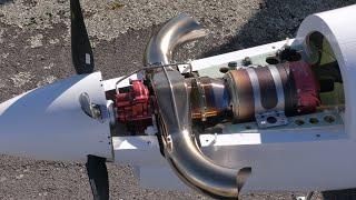 This gas-turbine engine has insane power