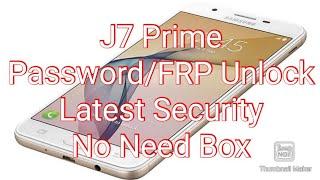 Samsung J7 Prime PasswordFRP 2021 Latest Security Unlock