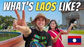 Our FIRST TIME In Vientiane Laos  Not What We Had In Mind