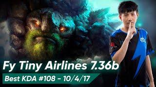 Fy TINY 7.36 SOFT SUPPORT 4 Pos  Dota 2 Pro Gameplay