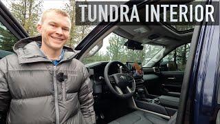 New Tundra Interior - What you get on a 2022 Tundra Limited