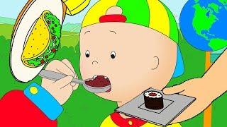 Caillou Türkçe HD -  Caillou ve Uluslararası Yemekler  kayu cizgi filmi  YENI