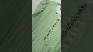 Viral Placket Neck Design with Pearls  #shorts #youtubeshorts #viral #trending