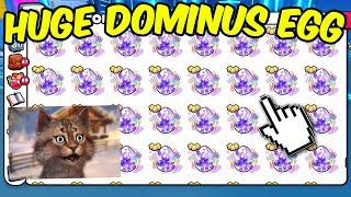 Hatching 100 HUGE MACHINE DOMINUS EGGS in Roblox Pet Simulator 99