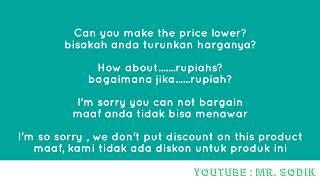 UNGKAPAN BAHASA INGGRIS  DISERTAI TERJEMAHANNYA  TENTANG SHOPPING ATAU BERBELANJA DI PASAR