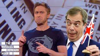 Nigel Farage The Man Of The People?   The Russell Howard Hour Compilation