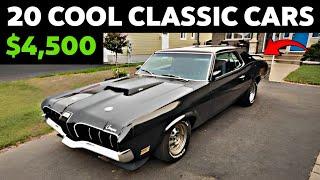 Most Powerful Drivers 20 Classic Cars For Sale Under $10000