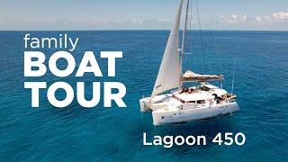 BOAT TOUR Lagoon 450  Sailing Family of Six Living on a Catamaran