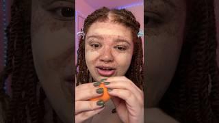 testing makeup on my freckles WITH A BEAUTY BLENDER