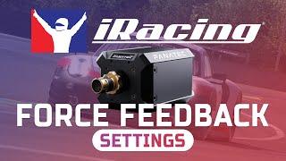 Best Force Feedback Settings for DD1DD2 on iRacing