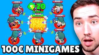 100€ MINIGAMES TURNIER gegen 100 SPIELER 