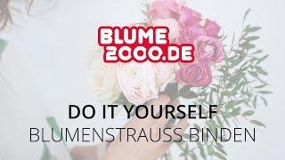 DIY  Blumenstrauß selber binden Anleitung  BLUME2000