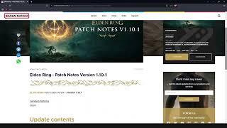 Elden Ring Patch 1.10.1 is now live and does nothing for you