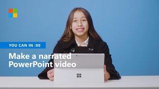 How to make a narrated PowerPoint video