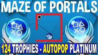 Maze of Portals Quick Trophy Guide  Instant Platinum - 124 Trophies - Crossbuy PS4 PS5
