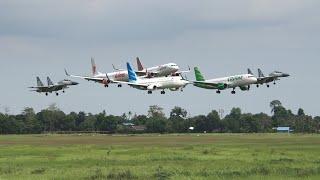 Plane Spotting Bandara Sultan Hasanuddin Makassar Nonton Pesawat Terbang Saat Landing dan Take Off