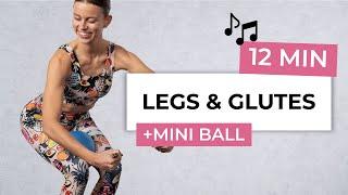 12 MIN LEG & BOOTY BURN  Standing Barre Workout with Mini Ball