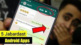 5 SUPER Powerful ANDROID Apps Latest This Week  Best App For WhatsApp  EFA