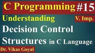 #15 Decision Control Structures in C Programming with Notes  If Statement  If Else Statement