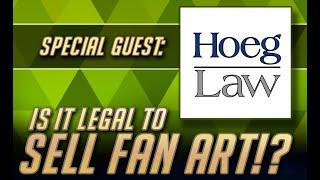 Is FAN ART LEGAL to sell? Ask Rick Hoeg - Legal talk for artists