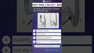 NEET MDS  INI-CET MDS  PSC  BDS - Most Important Questions  #neetmds2025 #mdsprep