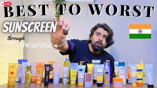 Your Favourite Sunscreen FAILED UV Camera Test  Best To Worst Sunscreen In India  Mridul Madhok