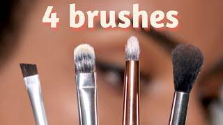 These are the ONLY 4 Brushes You Need for Eye Makeup