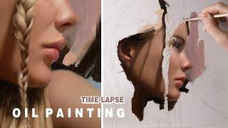 PAINTING TIME-LAPSE  “Moments in time” oil on canvas
