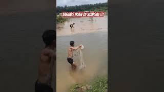 Wak leon dan wak bolot jaring ikan di sungai  #trending #viral #mancing #jaringikan #mancingmania