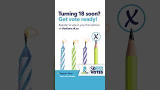 Turning 18 soon? Get vote ready now