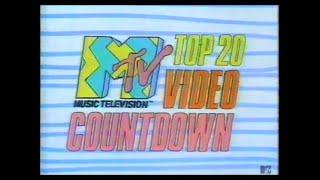 MTV Top 20 Countdown  December 19th 1986