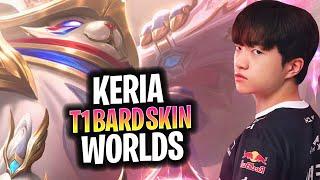 KERIA IS READY TO PLAY BARD * NEW T1 BARD SKIN*  T1 Keria Plays Bard Support vs Hwei  Season 2024