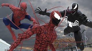 Spider-Man and Venom vs. Carnage - Spider-Man vs. Venom 4 - Maximum Carnage - Spider-Man Ultimate 7