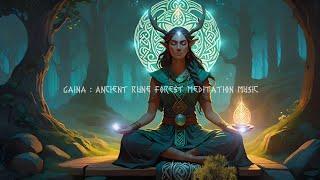 GAINA  Ancient Rune Forest Meditation Music  Celtic Flute & Ethereal Voice Relaxing Ambience Music