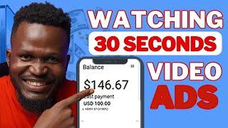 Earn $1 Every 30 Seconds Watching Video Ads Online  Make Money Online