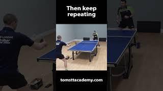 DRILL BH to BH random switch to FH #tabletennis