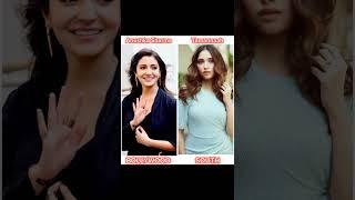 Top 10 Bollywood Actress Vs South Actress#shorts #Actress#viral