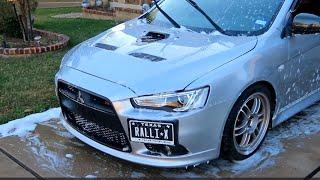 Getting my neglected Ralliart clean