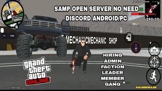 SAMP OPEN SERVER NO NEED DISCORD ANDROIDPC VOIP RP