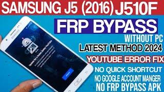 Samsung j5 6 j510f frp bypass  Samsung J510f Frp bypass  Samsung j510f frp bypass youtube update