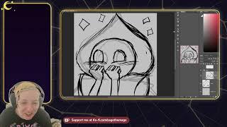 Sage the Mage Draws Flatwoods Monster Emotes 5624