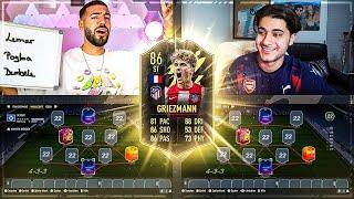 FIFA 22 GRIEZMANN INFORM Squad Builder Battle  HamedLoco vs Wakez 