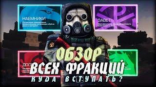 ОБЗОР ВСЕХ ФРАКЦИЙ  КУДА ВСТУПАТЬ?  STALCRAFT