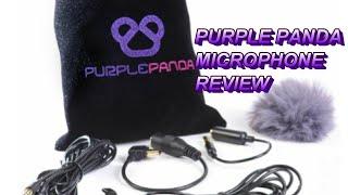  PURPLE PANDA LAVALIER  MICROPHONE REVIEW 