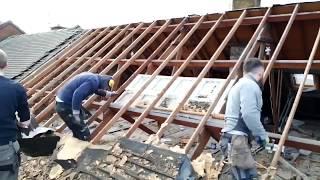 Timelapse roof replacement.