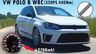 VW Polo R WRC 350 л.с. и 440 Нм  Обзор  Тест-драйв автобана  Звук  Автор Cars2Drive